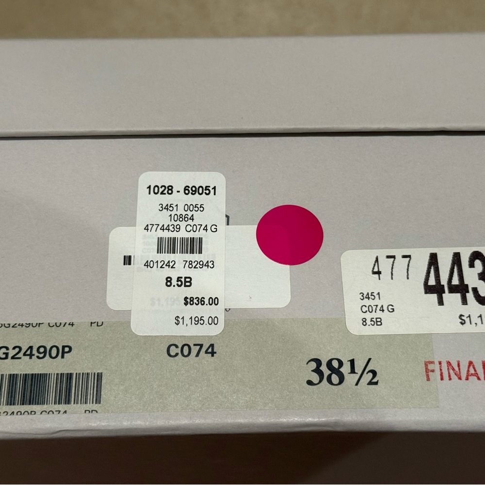 Brand New In Box Brunello Cucinelli Sparkling Knit Sneakers 38.5 - Picture 16 of 16